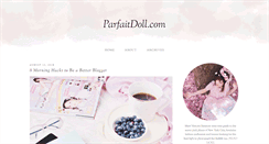 Desktop Screenshot of parfaitdoll.com